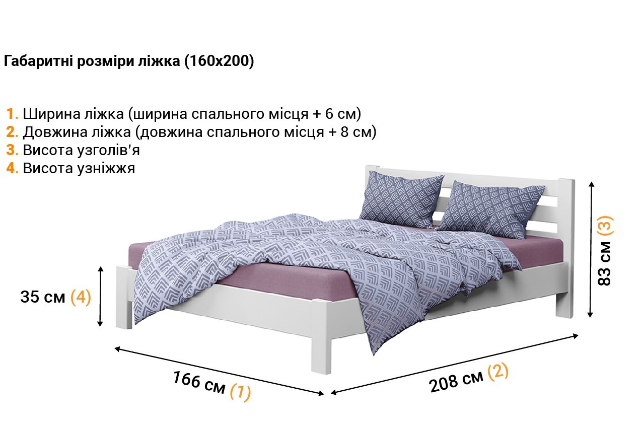 Размер детской кровати по госту